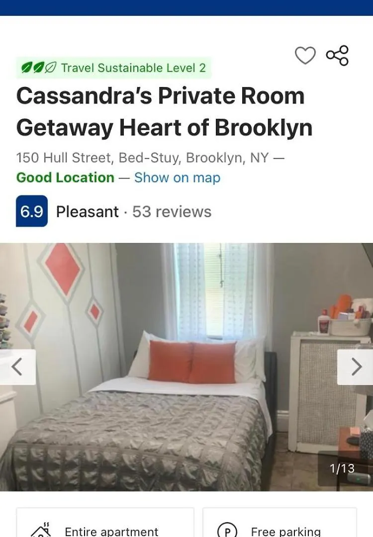 Apartment Cassandra'S Private Room Getaway Heart Of Brooklyn New York